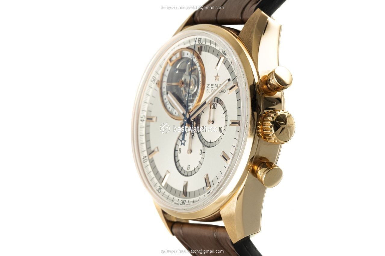 Zenith El Primero Tourbillon Mens watch Unisex Automatic Yellow gold 18.2050.4035 01.C713 3