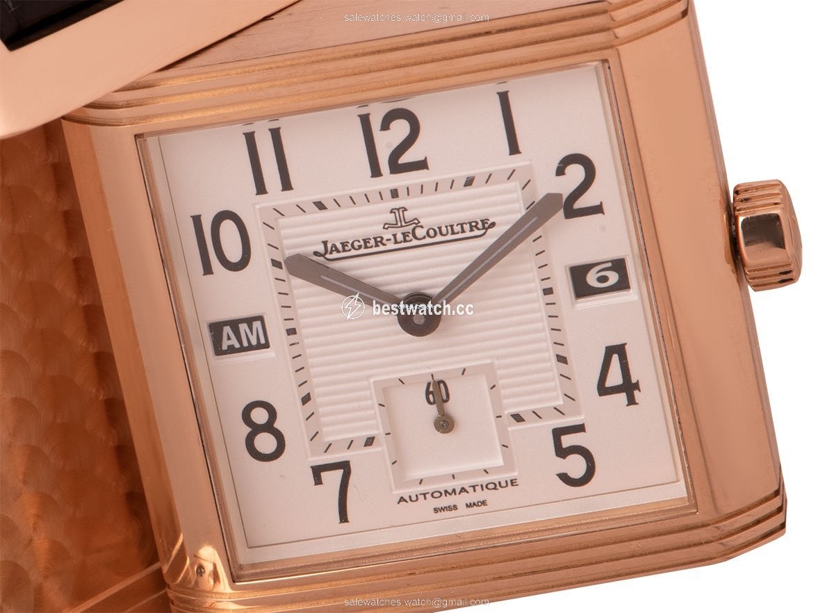 IMG_9086 Jaeger-LeCoultre Reverso Squadra Hometime Mens watch Unisex Automatic Rose gold 230.2.77 Q7002420 3
