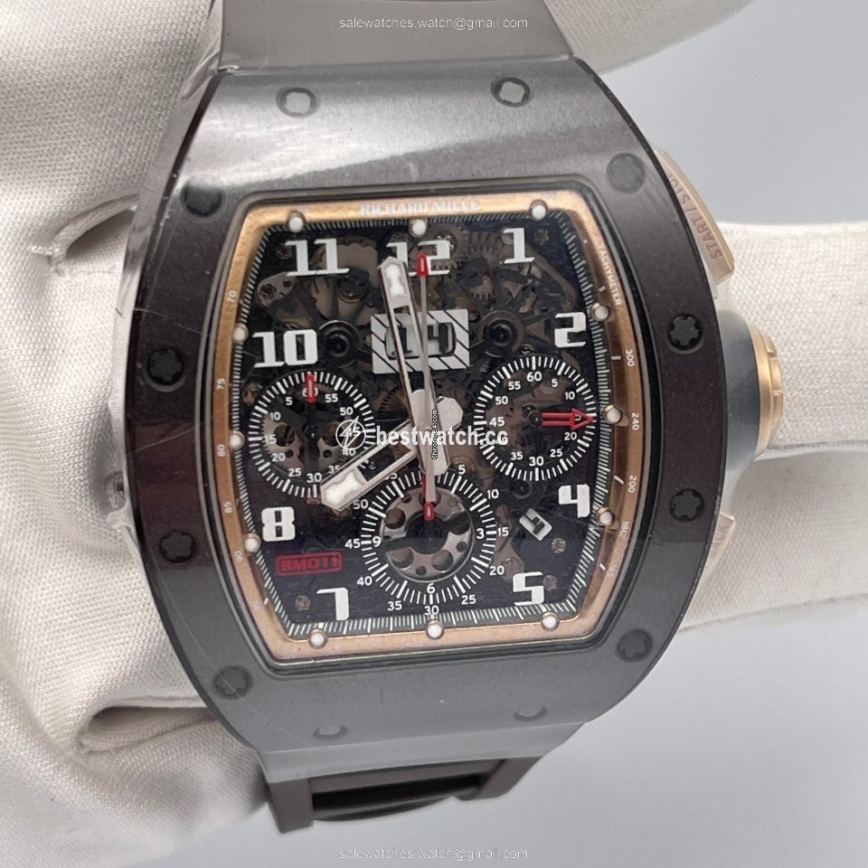 IMG_9086 Richard Mille RM 011 Mens watch Unisex Automatic Ceramic RM011 Asia Edition 3