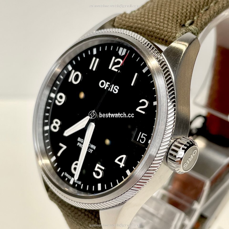IMG_9086 Oris Big Crown ProPilot Date Mens watch Unisex Automatic Steel 01 751 7761 4164-07 3 20 03LC 3