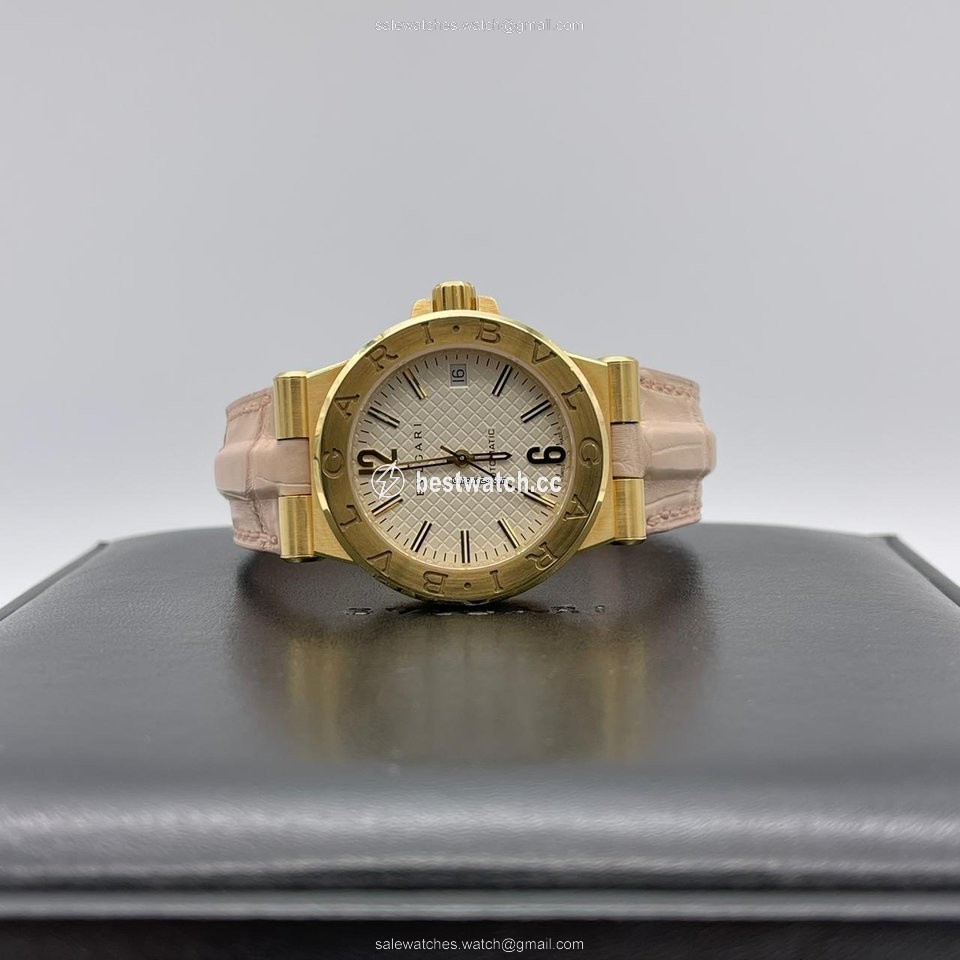 Bulgari Diagono Womens watch Automatic Yellow gold DG35C6GLD 3