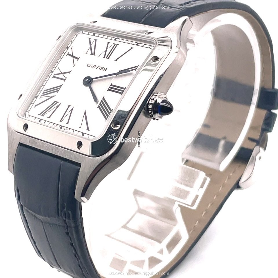 IMG_9086 Cartier Santos Dumont Mens watch Unisex Quartz Steel WSSA0022 3