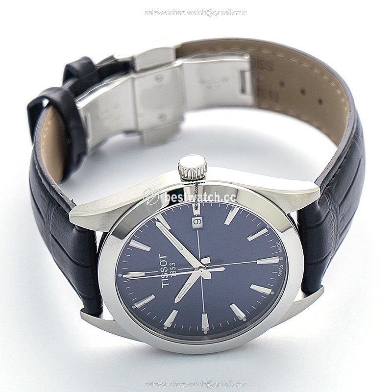 Tissot T-Classic Mens watch Unisex Quartz Steel T127.410.16.041.01 3