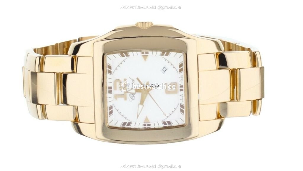 IMG_9086 Chopard Two O Ten Mens watch Unisex Quartz Rose gold 127468 3