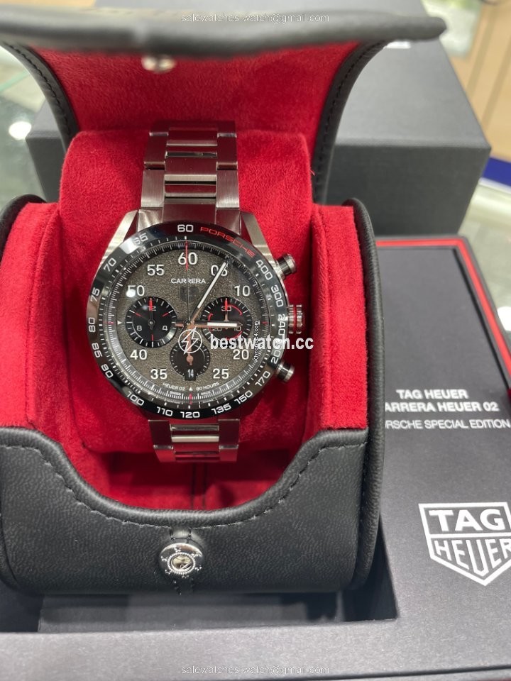 TAG Heuer Carrera Porsche Chronograph Special Edition Mens watch Unisex Automatic Steel CBN2A1F.BA0643 3