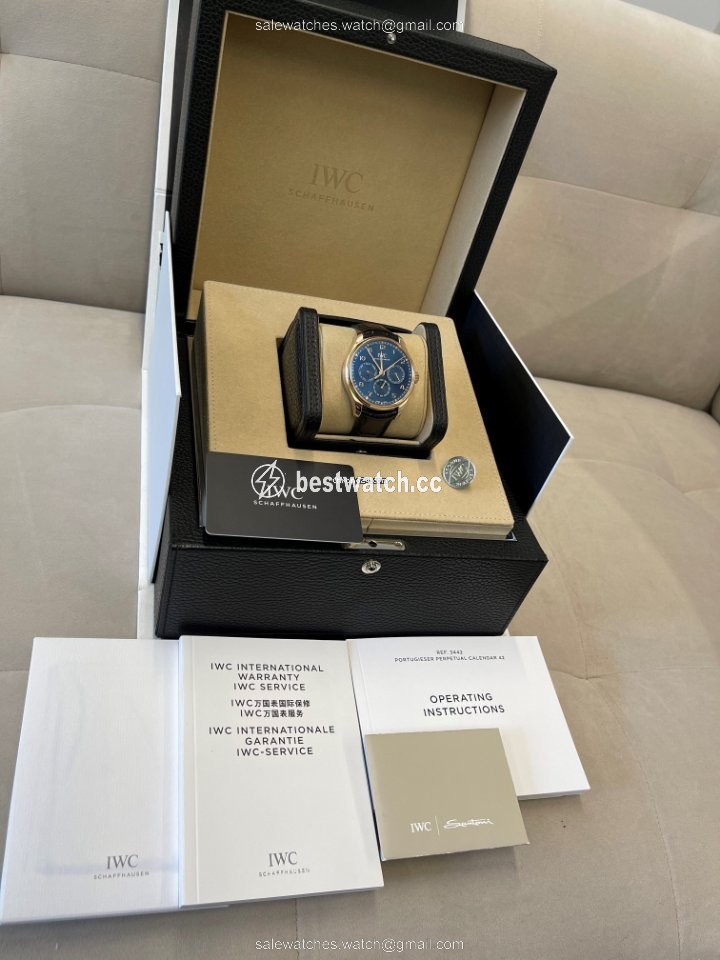 IWC Portuguese Perpetual Calendar Mens watch Unisex Automatic Rose gold IW344205 3