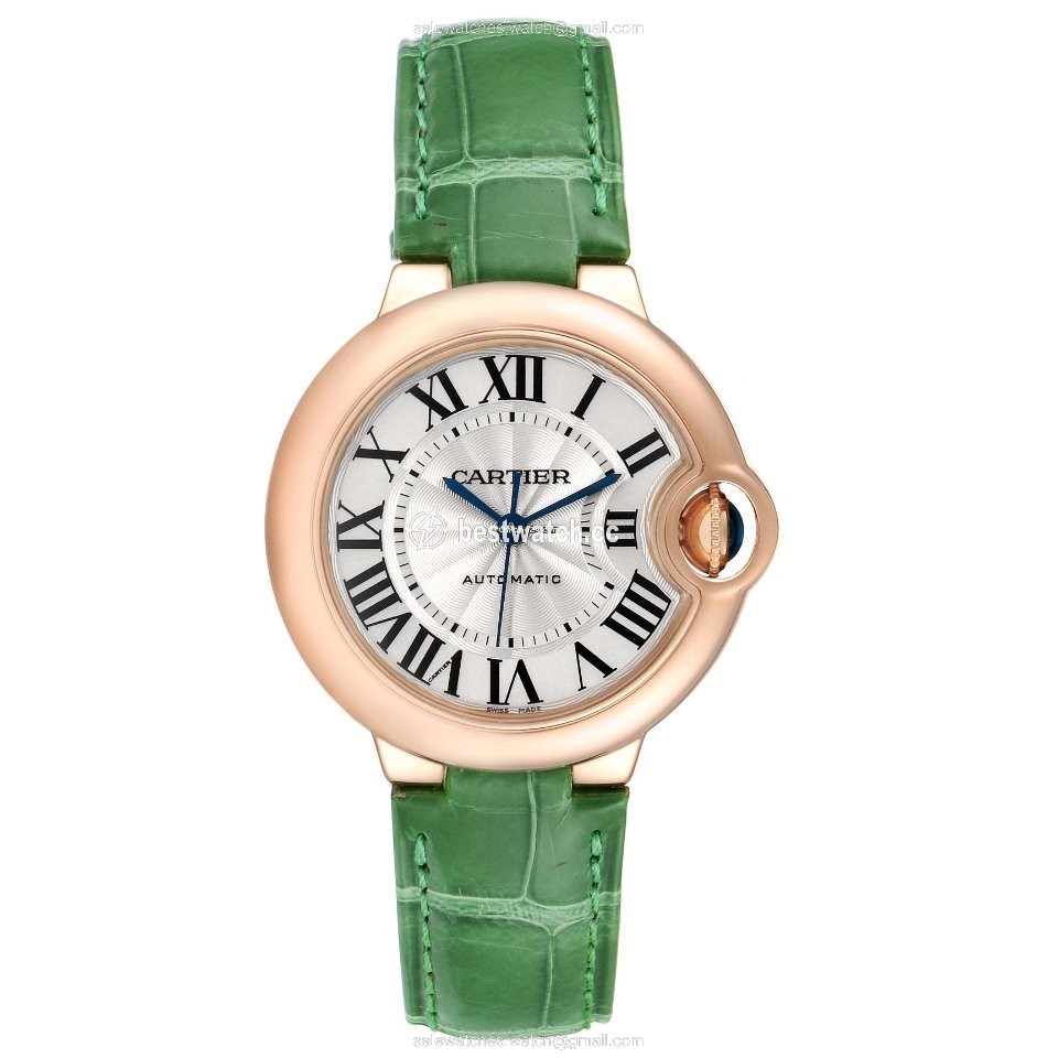 IMG_9086 Cartier Ballon Bleu 33mm Womens watch Automatic Rose gold W6920097 3