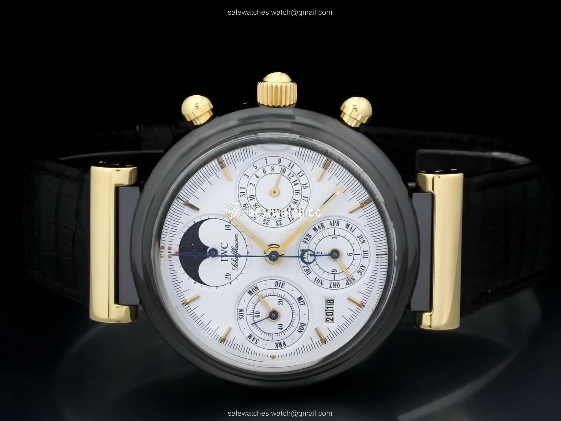 IMG_9086 IWC Da Vinci Perpetual Calendar Mens watch Unisex Automatic Ceramic 3755 3