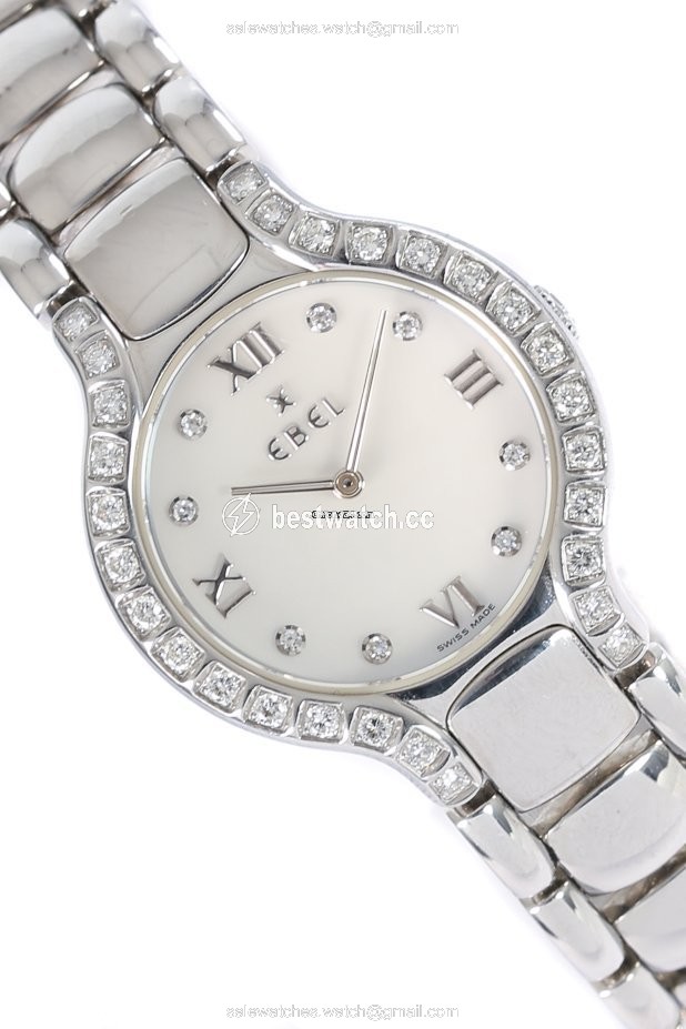 IMG_9086 Ebel Beluga Womens watch Quartz Steel E9157428-20 3