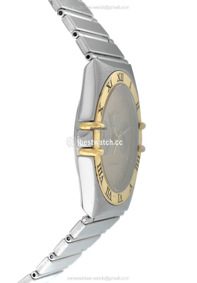 Omega Constellation Day-Date Mens watch Unisex Quartz Gold Steel 396.1069 3