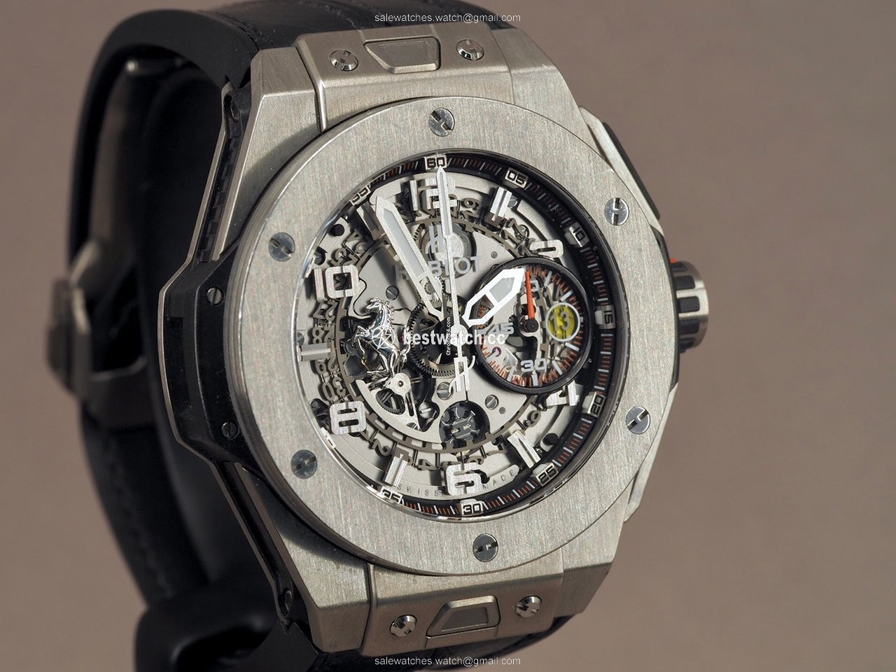 IMG_9086 Hublot Big Bang Ferrari Mens watch Unisex Automatic Titanium 401.NX.0123.VR 3