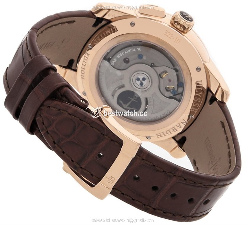 Ulysse Nardin Perpetual Manufacture Mens watch Unisex Automatic Rose gold 322-10 3