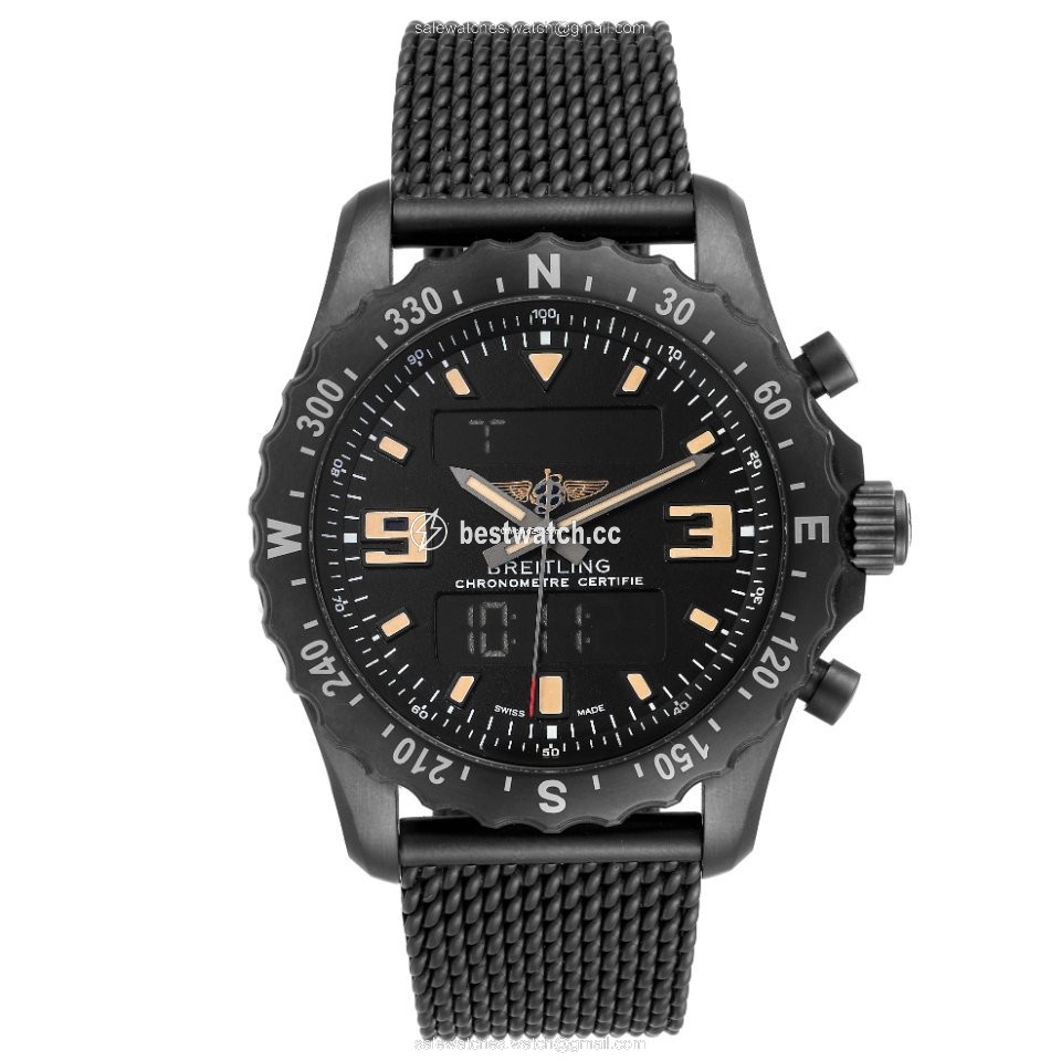 IMG_9086 Breitling Chronospace Military Mens watch Unisex Quartz Steel M78366 3