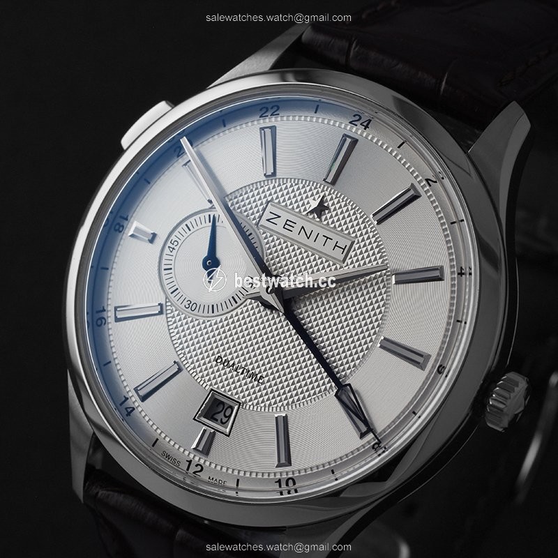 IMG_9086 Zenith Elite Dual Time Mens watch Unisex Automatic Steel 03.2130.682 02.C498 3