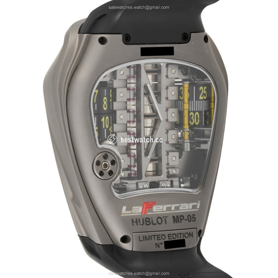 IMG_9086 Hublot MP-05 LaFerrari Mens watch Unisex Manual winding Titanium 905.NX.0001.RX 3