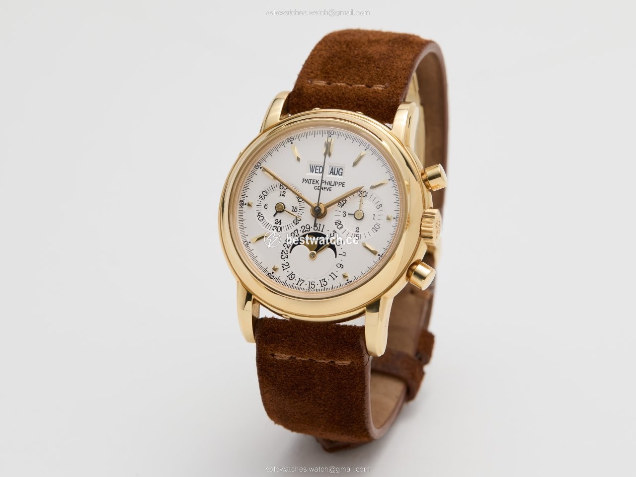 IMG_9086 Patek Philippe Perpetual Calendar Chronograph Yellow gold 3970EJ 3