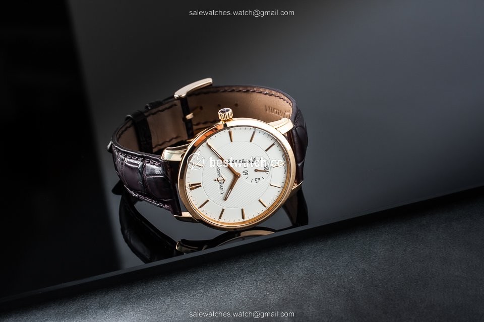 IMG_9086 Ulysse Nardin Classico Mens watch Unisex Manual winding Rose gold 8206-158 3