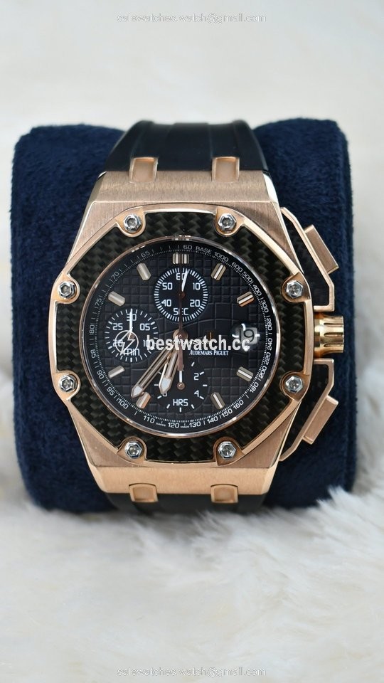 Audemars Piguet Royal Oak Offshore Chronograph Mens watch Unisex Automatic Rose gold 26030RO.OO.D021IN.01 3