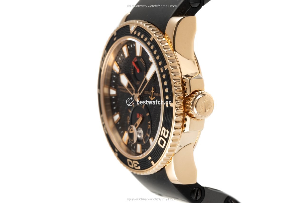 IMG_9086 Ulysse Nardin Maxi Marine Diver Mens watch Unisex Automatic Yellow gold 266-33 3