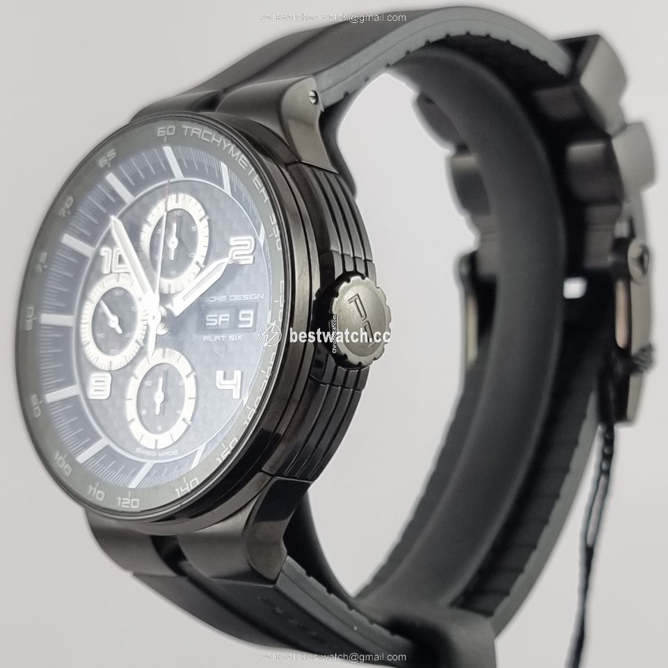 Porsche Design Flat Six Mens watch Unisex Automatic Steel Flat Six Automatic Black Pvd Mens Watch 3