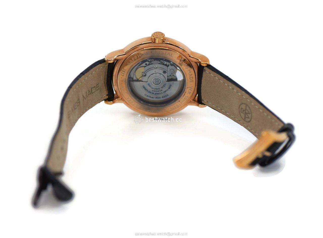 Raymond Weil Maestro Mens watch Unisex Automatic Gold Steel 2827-STC-65001 3