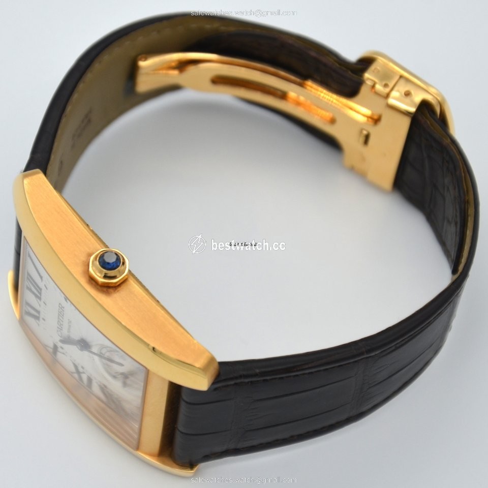 IMG_9086 Cartier Tank MC Mens watch Unisex Automatic Rose gold W5330001 3
