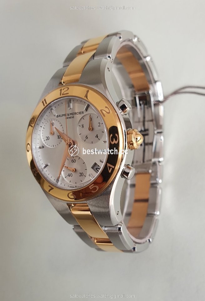IMG_9086 Baume & Mercier Linea Womens watch Quartz Gold Steel M0A10016 3