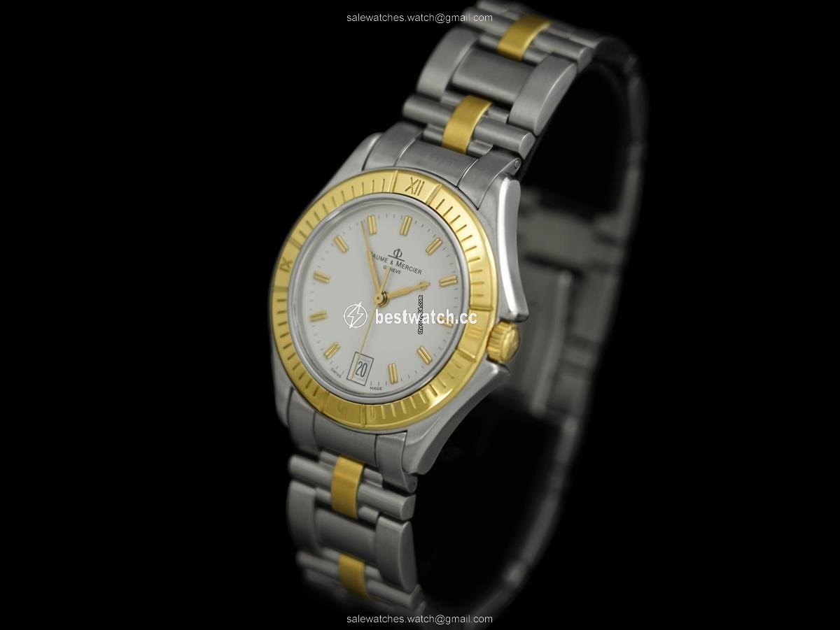 IMG_9086 Baume & Mercier Mens watch Unisex Quartz Gold Steel 7913 3