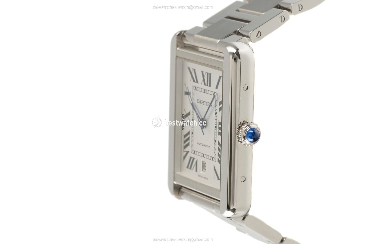 IMG_9086 Cartier Tank Solo Mens watch Unisex Automatic Steel 3515 3