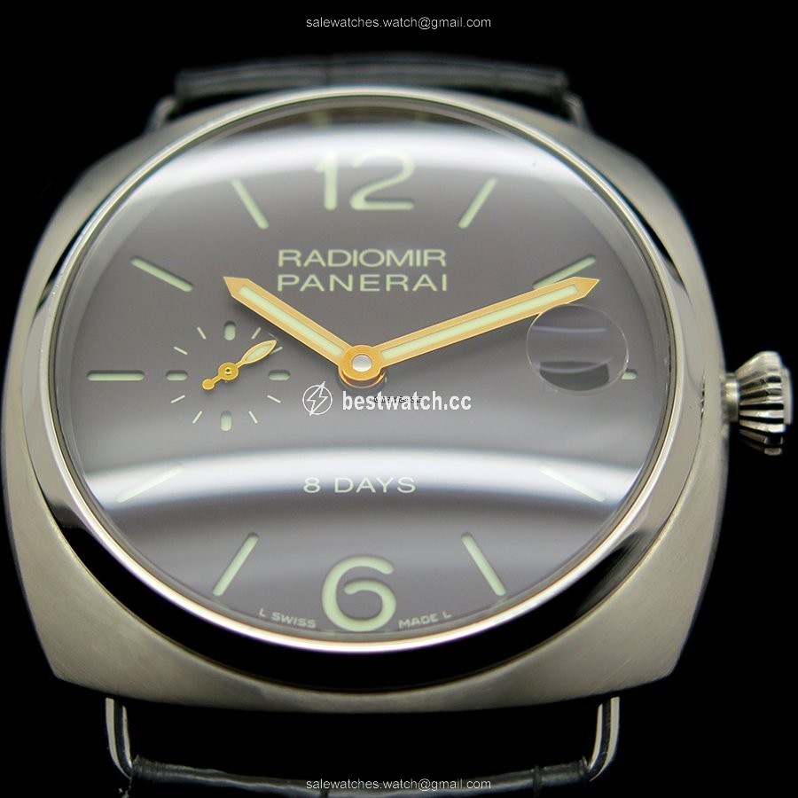 IMG_9086 Panerai Radiomir 8 Days Mens watch Unisex Manual winding Titanium PAM 00346 3