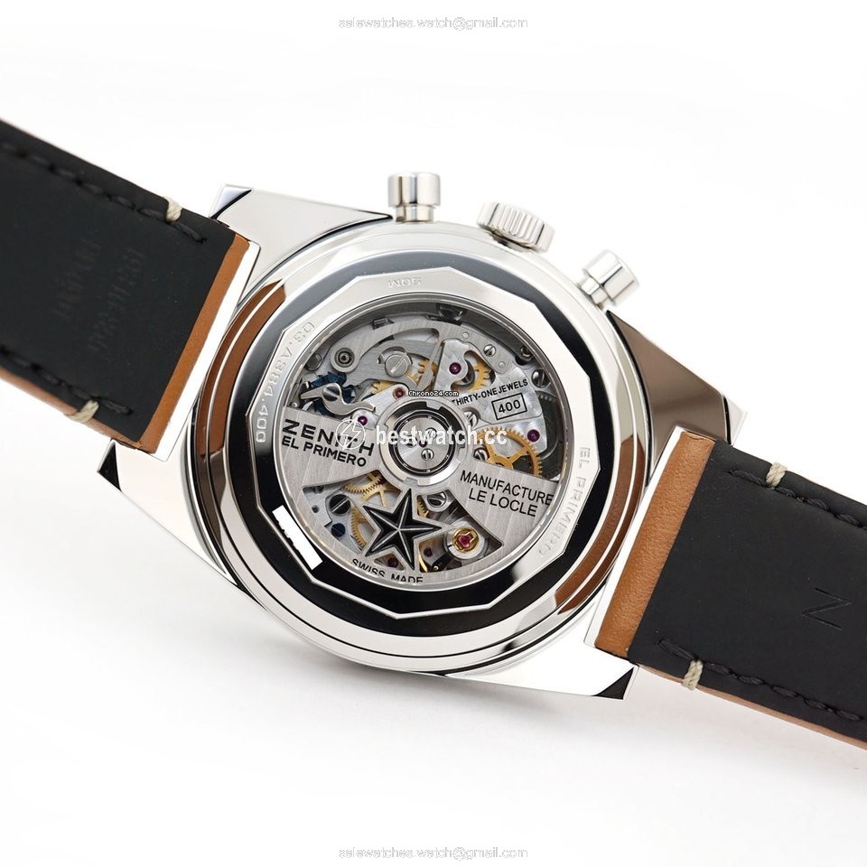 IMG_9086 Zenith El Primero Chronomaster Mens watch Unisex Automatic Steel 03.A384.400 385.C855 3