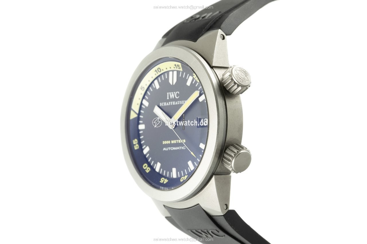 IMG_9086 IWC Aquatimer Automatic 2000 Mens watch Unisex Automatic Titanium 3538 3