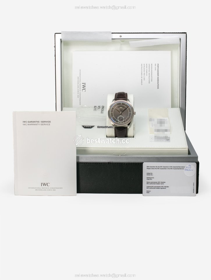 IWC Portuguese Hand-Wound Mens watch Unisex Manual winding White gold IW544504 3