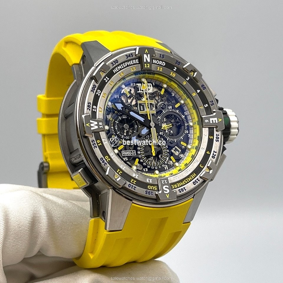 IMG_9086 Richard Mille Mens watch Unisex Automatic Titanium rm60-01 3