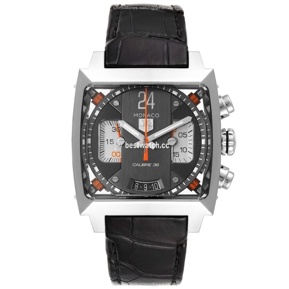 IMG_9086 TAG Heuer Monaco Calibre 36 Mens watch Unisex Automatic Steel CAL5112.FC6298 3