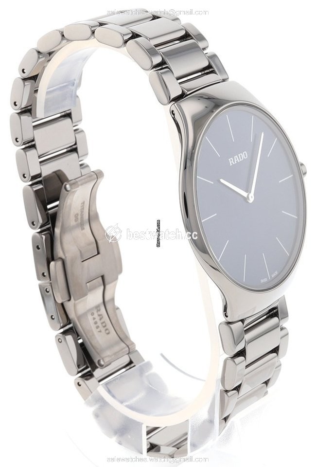 IMG_9086 Rado True Thinline Mens watch Unisex Quartz Ceramic R27955022 3