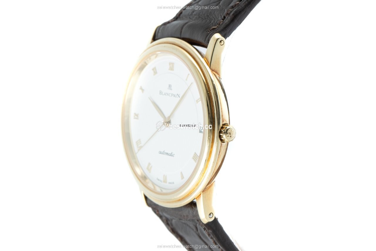 IMG_9086 Blancpain Villeret Mens watch Unisex Automatic Yellow gold 0095-1418 3