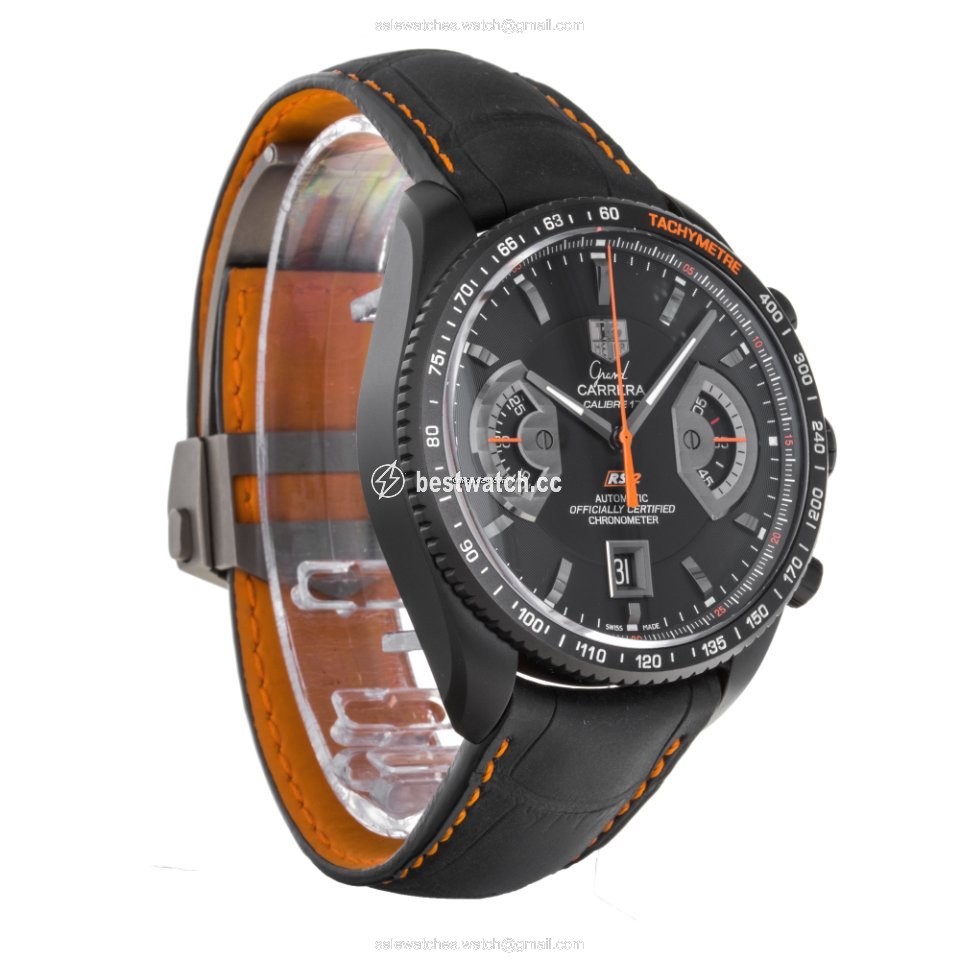 IMG_9086 TAG Heuer Grand Carrera Mens watch Unisex Automatic Titanium CAV518K.FC6268 3
