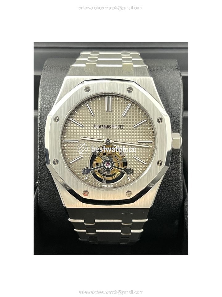 Audemars Piguet Royal Oak Tourbillon Mens watch Unisex Platinum 26510PT.OO.1220PT.01 3