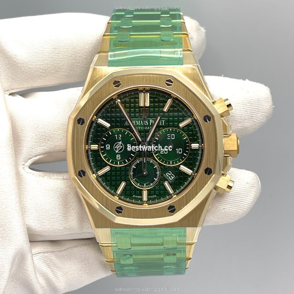 IMG_9086 Audemars Piguet Royal Oak Chronograph Mens watch Unisex Automatic Yellow gold 26331BA.OO.1220BA.02 3