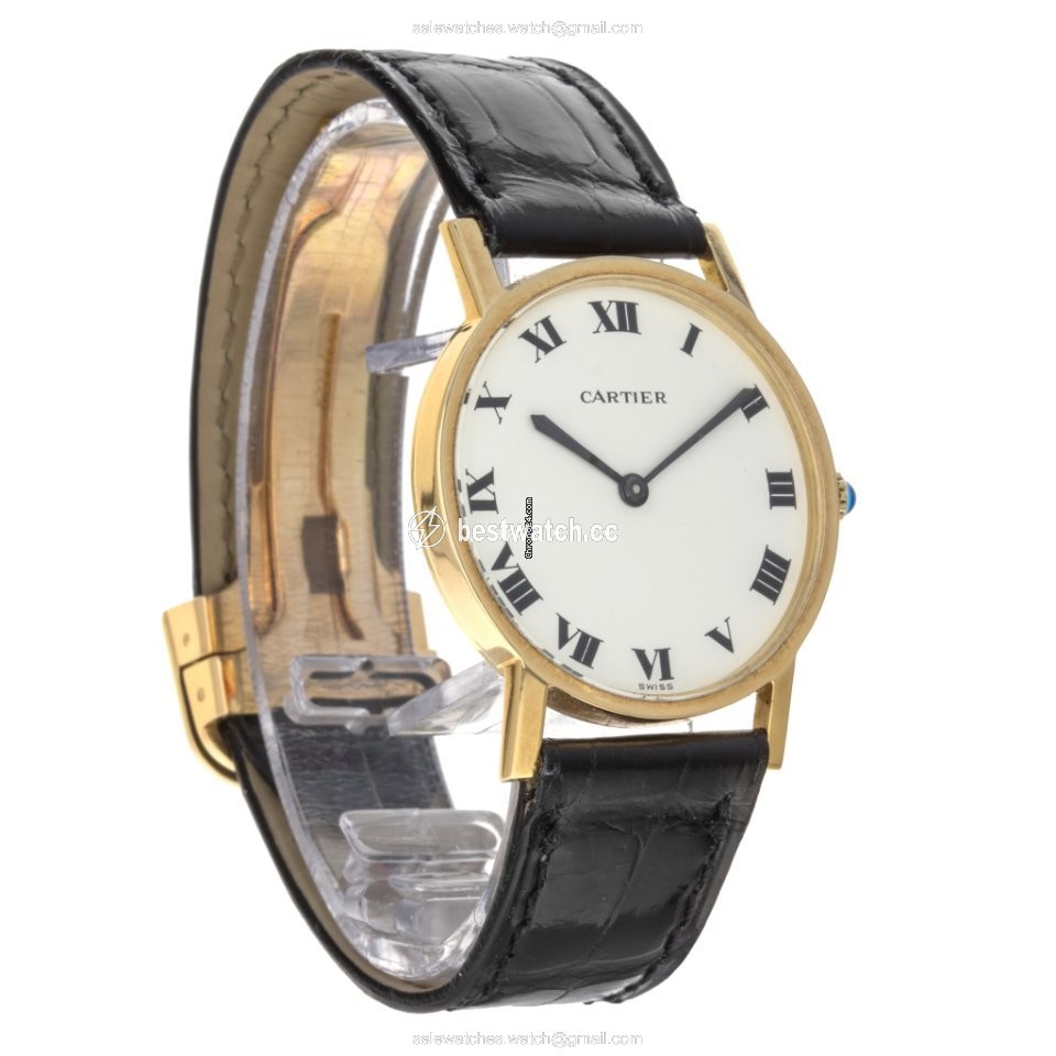 IMG_9086 Cartier Womens watch Manual winding Yellow gold 897053 3