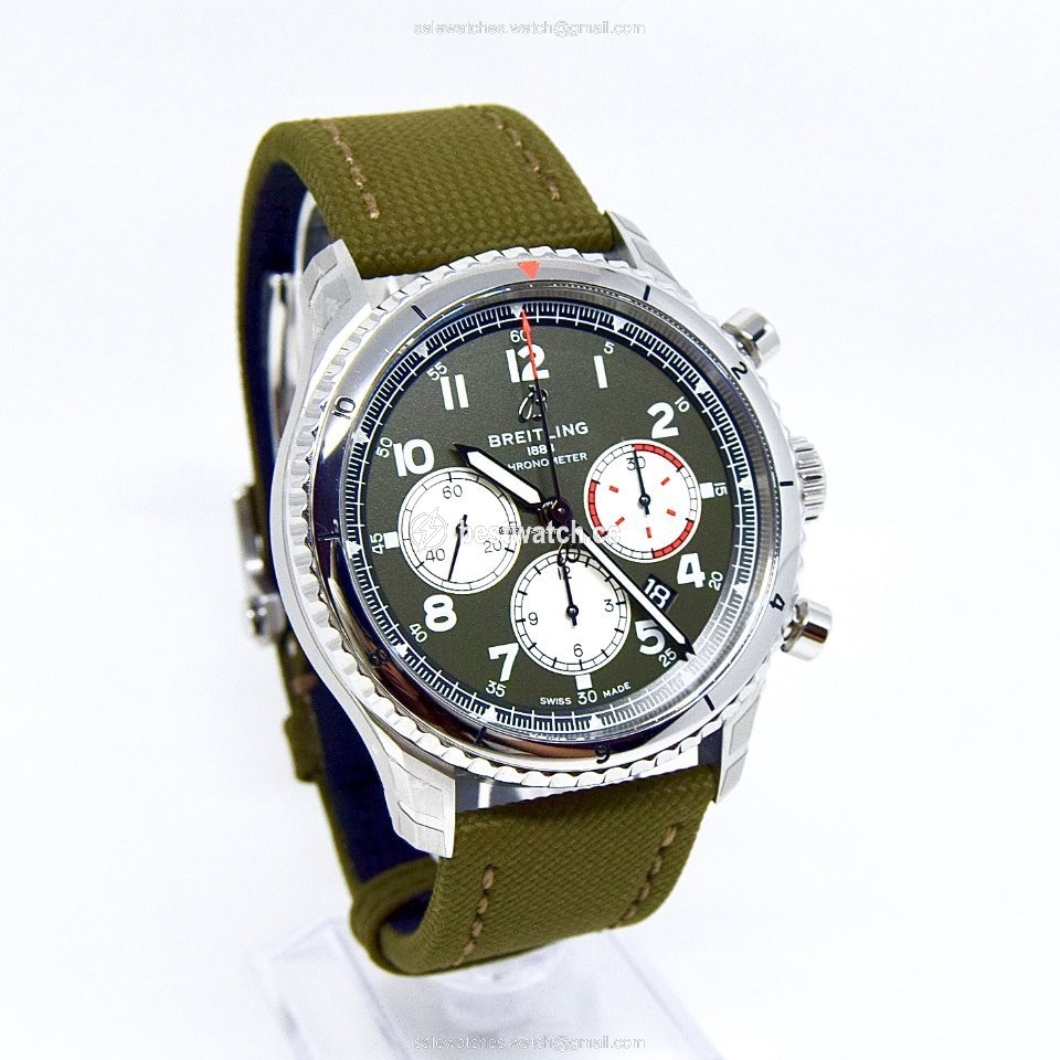 IMG_9086 Breitling Aviator 8 Mens watch Unisex Automatic Steel AB01192A1L1X2 3
