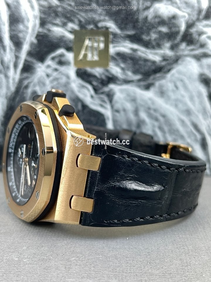 IMG_9086 Audemars Piguet Royal Oak Offshore Mens watch Unisex Automatic Rose gold 26180OR.OO.D101CR.01 3