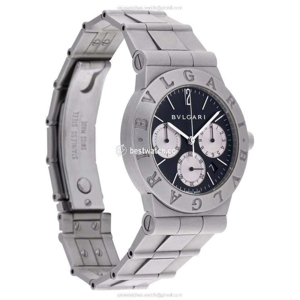 Bulgari Diagono Mens watch Unisex Quartz Steel CH 35S 3