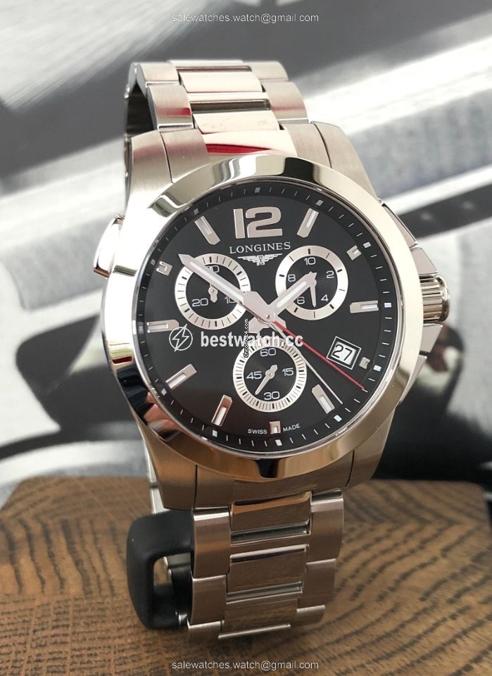 IMG_9086 Longines Conquest Mens watch Unisex Quartz Steel L3.702.4.56.6 3