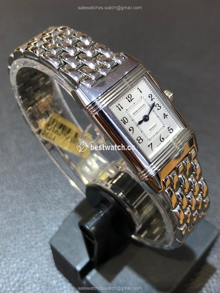 IMG_9086 Jaeger-LeCoultre Reverso Duetto Womens watch Manual winding Steel 266.8.44 3