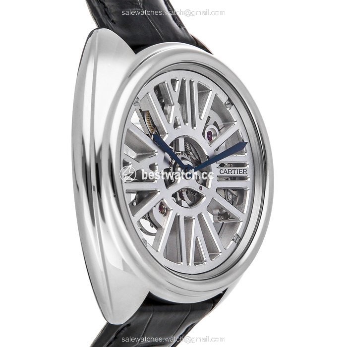 IMG_9086 Cartier Cle de Cartier Mens watch Unisex Automatic Palladium WHCL0008 3