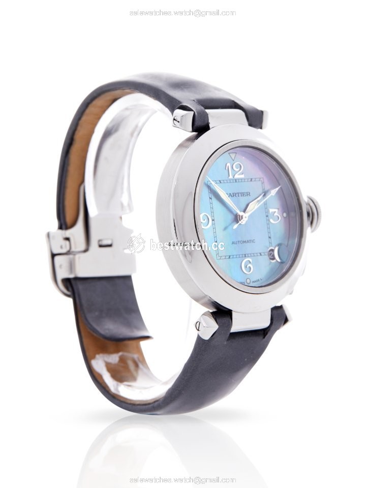 IMG_9086 Cartier Pasha C Mens watch Unisex Automatic Steel 2324 3