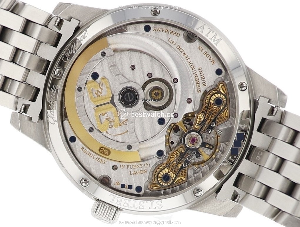 IMG_9086 Glashutte Original PanoMaticLunar Mens watch Unisex Automatic Steel 90-02-02-02-04 3