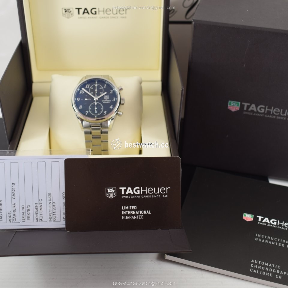 TAG Heuer Carrera Calibre 16 Mens watch Unisex Automatic Steel CAS2110.BA0730 3